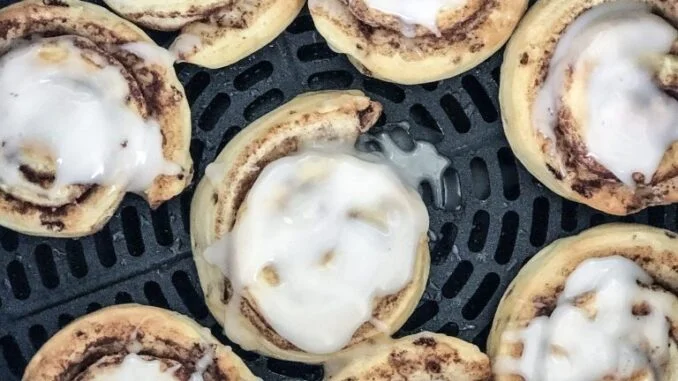 Delightful Air Fryer Cinnamon Rolls