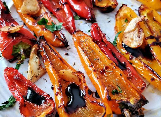 Deliciously Easy Air Fryer Roasted Sweet Peppers