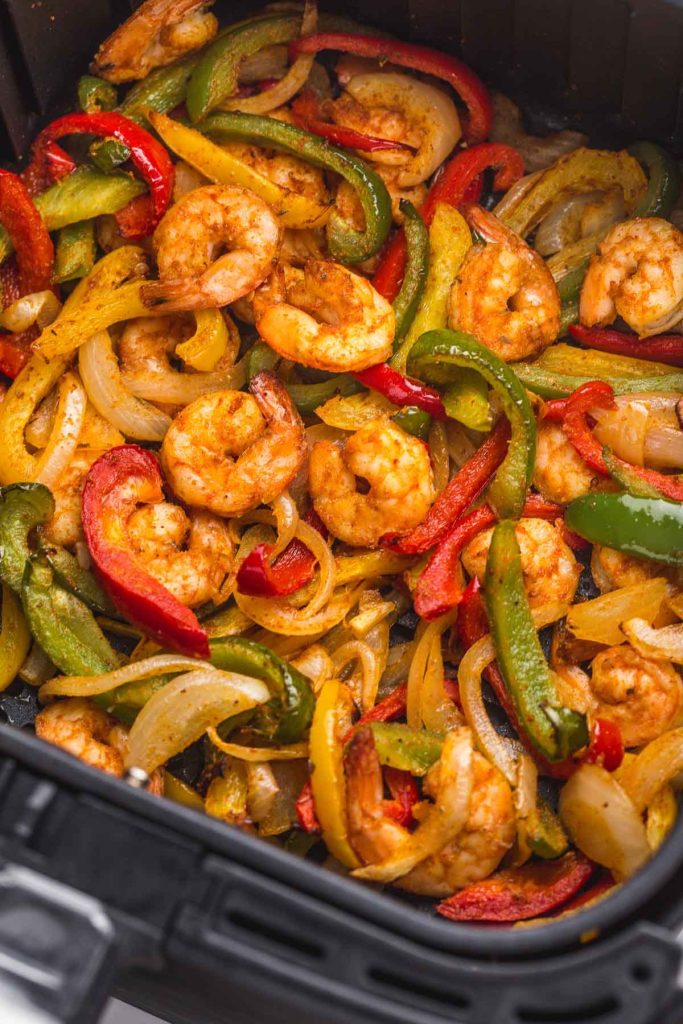 Air Fryer Shrimp Fajitas